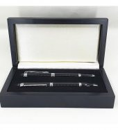 Kişiye Özel Siyah Metal Roller & Tükenmez Kalem Seti - 4