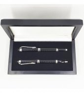 Siyah Metal Roller & Tükenmez Kalem Seti HK336 - 1