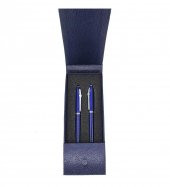 Kişiye Özel VIP Dolma ve Tükenmez Kalem Seti Lacivert 0324 - 3