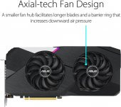 ASUS Radeon RX 6750 XT Dual RX6750XT-O12G 12 GB GDDR6 192 bit OC HDMI 3xDP Ekran Kartı teşhir - 2