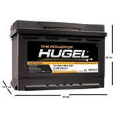 Hugel Akü 12 V 60 Ah Amper 490 A(En) thumbnail 2