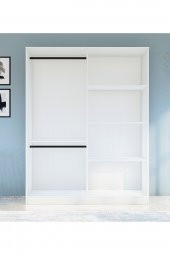 Metalia Gm 053 Hayal 4 Kapılı Aynalı Düğme Kulplu Gardırop - 3