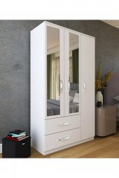 Metalia Gm 851 Home Aynalı 3 Kapı 2 Çekmeceli Gardırop - 2