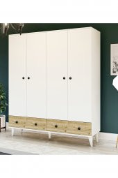 Metalia Gm 414 4 Kapılı 2 Çekmeceli GarDolap - 2