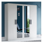Metalia 4 Kapılı Aynalı Gardırop GM 051 - 1