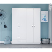 Metalia Gm 0080 Dekor 4 Kapılı 2 Çekmeceli Gardrop - 5