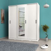 Metalia Beyaz Sürgülü Dolap Gm0643 - 1
