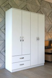 Metalia Gm080 Dekor 4 Kapılı 2 Çekmeceli Gardrop - 1