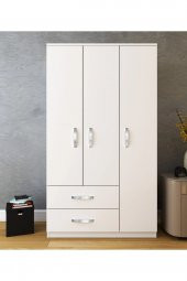 Metalia Home 3 Kapılı 2 Çekmeceli Gardrop - 1