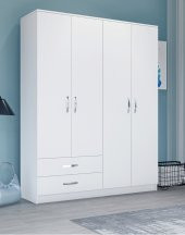 Metalia Novado 4 Kapı 2 Çekmeceli Gardrop - 1