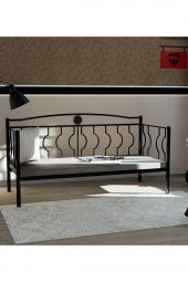 Metalia Gm 403 Elips Minderli Sofa Sedir Siyah - 1