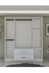 Metalia Smartline 4 Kapı 2 Çekmeceli Gardrop - 3