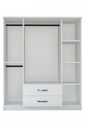 Metalia Smartline 4 Kapı 2 Çekmeceli Gardrop - 5