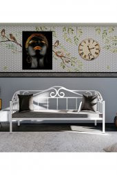 Metalia Delüx Minderli Sedir Beyaz - 2