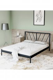 Metalia Gm 227 Gözde Dublex Metal Karyola Siyah 160X200 - 1
