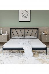 Metalia Gm 227 Gözde Dublex Metal Karyola Siyah 160X200 - 2