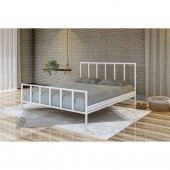 Metalia Gm 212 Vintage Çift Kişilik Metal Karyola Beyaz 160X200 - 3