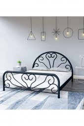 Metalia Gm 300 Baby Siyah Çift Kişilik Metal Karyola 160X200 - 1