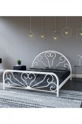 Metalia Gm 300 Baby Beyaz Çift Kişilik  Metal Karyola  160X200 - 1
