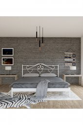 Metalia Gm 301 Gold Dublex Metal Karyola Beyaz 150X200 - 2