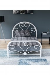 Metalia Gm 118 Baby Tek Kişilik Metal Karyola 90X190 Beyaz thumbnail 2