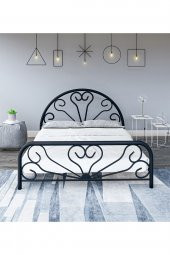 Metalia Gm 300 Baby Siyah Çift Kişilik Metal Karyola 160X200 - 3