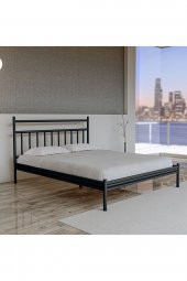 Metalia Gm 224 Limay Çift Kişilik Metal Karyola Siyah  160X200 Cm - 1