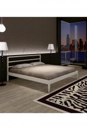 Metalia Gm 225 Vigon Çift Kişilik Metal Karyola Beyaz 160X200 Cm - 1