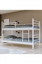 Metalia Gm 129 Level Ayrılabilir Çiftli Ranza Beyaz 90X190 - 1
