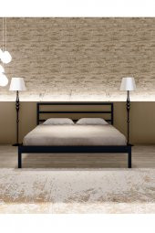 Metalia Gm 225 Vigom Çift Kişilik Metal Karyola Siyah 150X200 Cm - 2