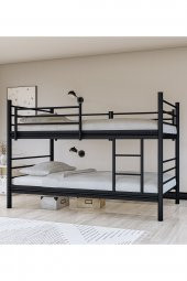 Metalia Gm 129 Level Ayrılabilir Çiftli Ranza Siyah 90X190 - 3
