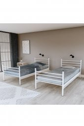 Metalia Gm 129 Level Ayrılabilir Çiftli Ranza Beyaz 90X190 - 3