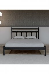Metalia Gm 224 Limay Çift Kişilik Metal Karyola Siyah  160X200 Cm - 2