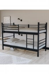 Metalia Gm 129 Level Ayrılabilir Çiftli Ranza Siyah 90X190 - 4