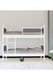 Metalia Gm 128 Star Ahşap Metal Ranza Beyaz-Antrasit Gri - 2
