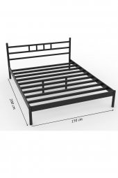 Metalia Gm 226 Diego Çift Kişilik Metal Karyola 150x200 - 3