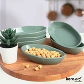 Keramika Yeşil Deniz Çerezlik/Sosluk 14 Cm 6 Adet 326 - 3
