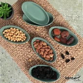 Keramika Yeşil Deniz Çerezlik/Sosluk 14 Cm 6 Adet 326 - 4