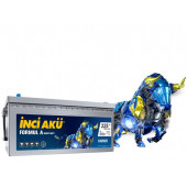İNCİ AKÜ 12V 225 AH AMPER 1250A (EN) FORMUL A HEAVY DUTY - 1