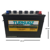 Turkuaz 12 V 105 Ah 700 A(EN) Akü - 2