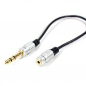 6.3 mm Erkek to 3.5 mm Dişi Kaliteli Stereo Çevirici Kablo - 1