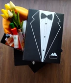 Crearthome Damat Bohçası,Damat Kutusu, Çeyiz Kutu Seti 3 lü Set - 9