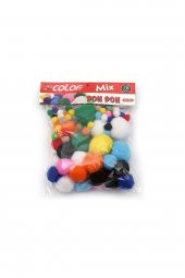 colorbank Renkli Eğlenceli Aktivite Ponpon Cpp-001 - 2