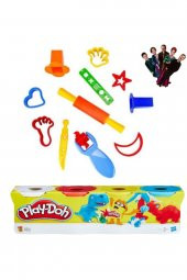Play Doh Oyun Hamuru Kalıpları Ve 4 Renk Oyun Hamuru Kitap Ayracı - 1