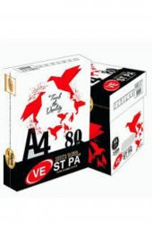 Vestpa A4 Fotokopi Kağıdı 80 Gr 5x500 1 Koli 2500 Adet  5li Paket - 1