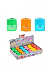 Mikro Çiftli Köşeli Plastik Kutulu Kalemtraş Mk 1010 - 1