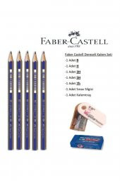 Faber Castell Faber-castell Resim Kalemi Faber Dereceli Kalem Seti Karakalem Seti B H 3h 5h 7h 5li Set - 1