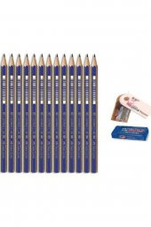 Faber Castell Faber-castell Resim Kalemi Dereceli Kalem Seti Karakalem Seti 4h 3h 2h H Hb 13lü Set - 1