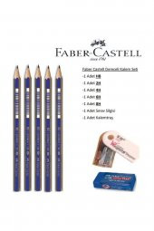 Faber Castell Faber-castell Resim Kalemi Faber Dereceli Kalem Seti Karakalem Seti Hb 2h 4h 6h 8h 5li Set - 1