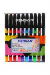 Pensan Tükenmez Kalem 10 Lu Paket 10 Renk - 2